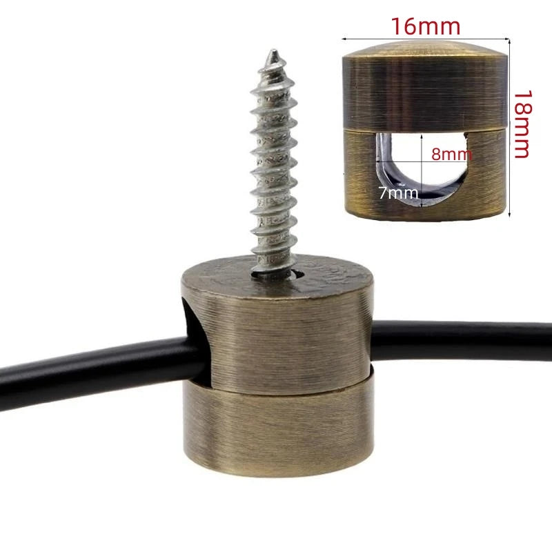 support suspension lampe mural crochet fixation câble électrique lustre moderne rond noir blanc
