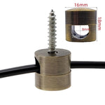 support suspension lampe mural crochet fixation câble électrique lustre moderne rond noir blanc
