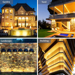 éclairage mural led ip65 moderne argenté 220v 51cm 4cm 7cm