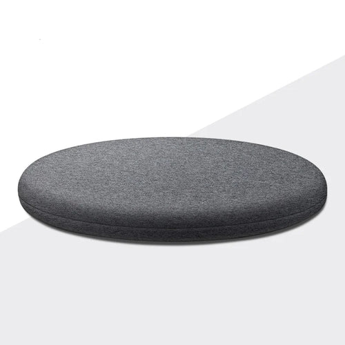 coussin siège mousse mémoire forme polyester amovible lavable moderne gris doux fixations