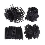 clips fixation noir robustes pratique cadre photo 19cm transparents perforations unisexes adultes