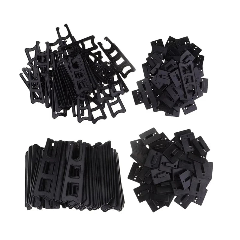 clips fixation noir robustes pratique cadre photo 19cm transparents perforations unisexes adultes