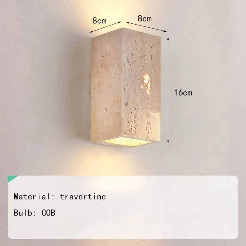 applique murale moderne pierre beige minimaliste éclairage quotidien 249lm 90260v