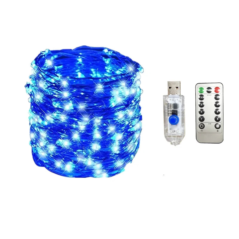 guirlande lumineuse led multicolore moderne 10m 20m adhésif imperméable contrôleur