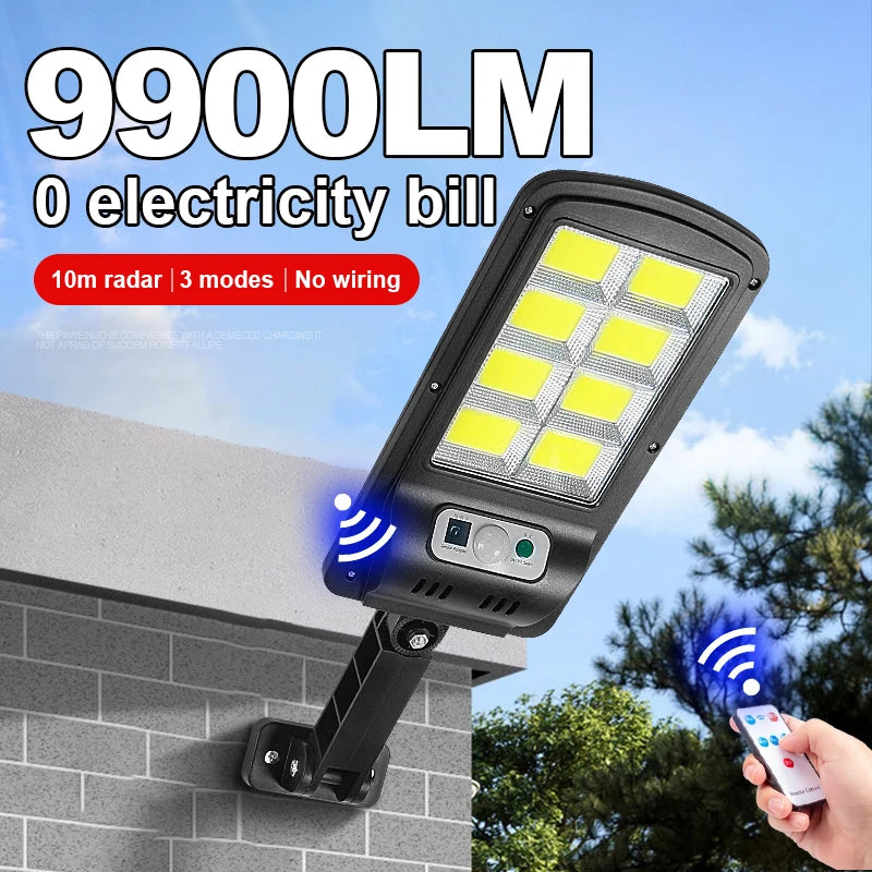 lampe solaire extérieure moderne noire led bras articulé capteur mouvement