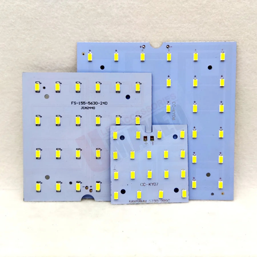 Plaque led bleu clair gris moderne diodes led 6w 9w 12w 18w aluminium smd5730