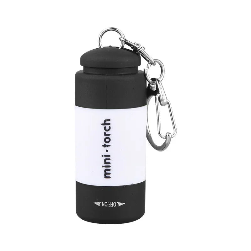 torche mini rechargeable led portable annuaire cle usb rouge blanc moderne compact