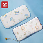 oreiller bébé imprimé animaux mignons blanc vert rose bleu coton polyester refroidissement quatre saisons