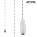 chaînes pull bois blanc brun noyer argent darkwood ventilateur lampe minimaliste
