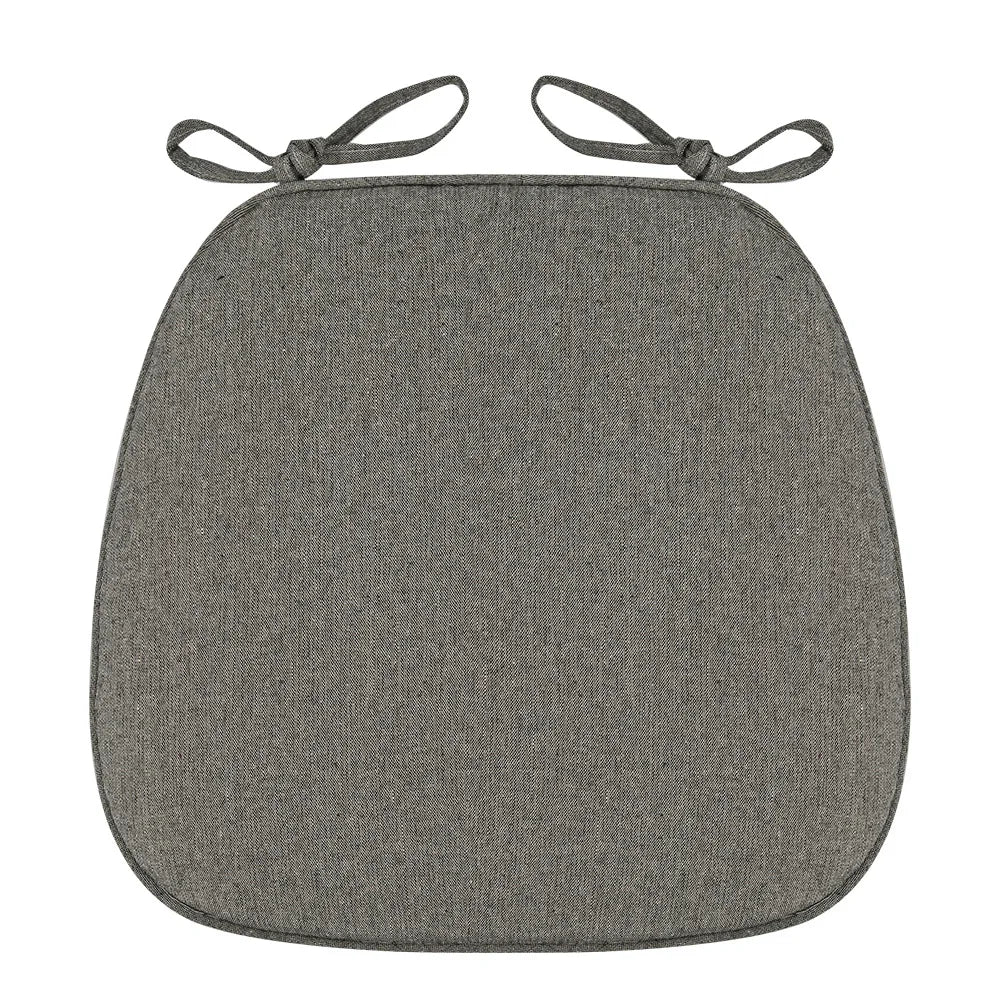 coussin chaise épais lin coton moderne beige vert gris bleu brodé polyester fixations