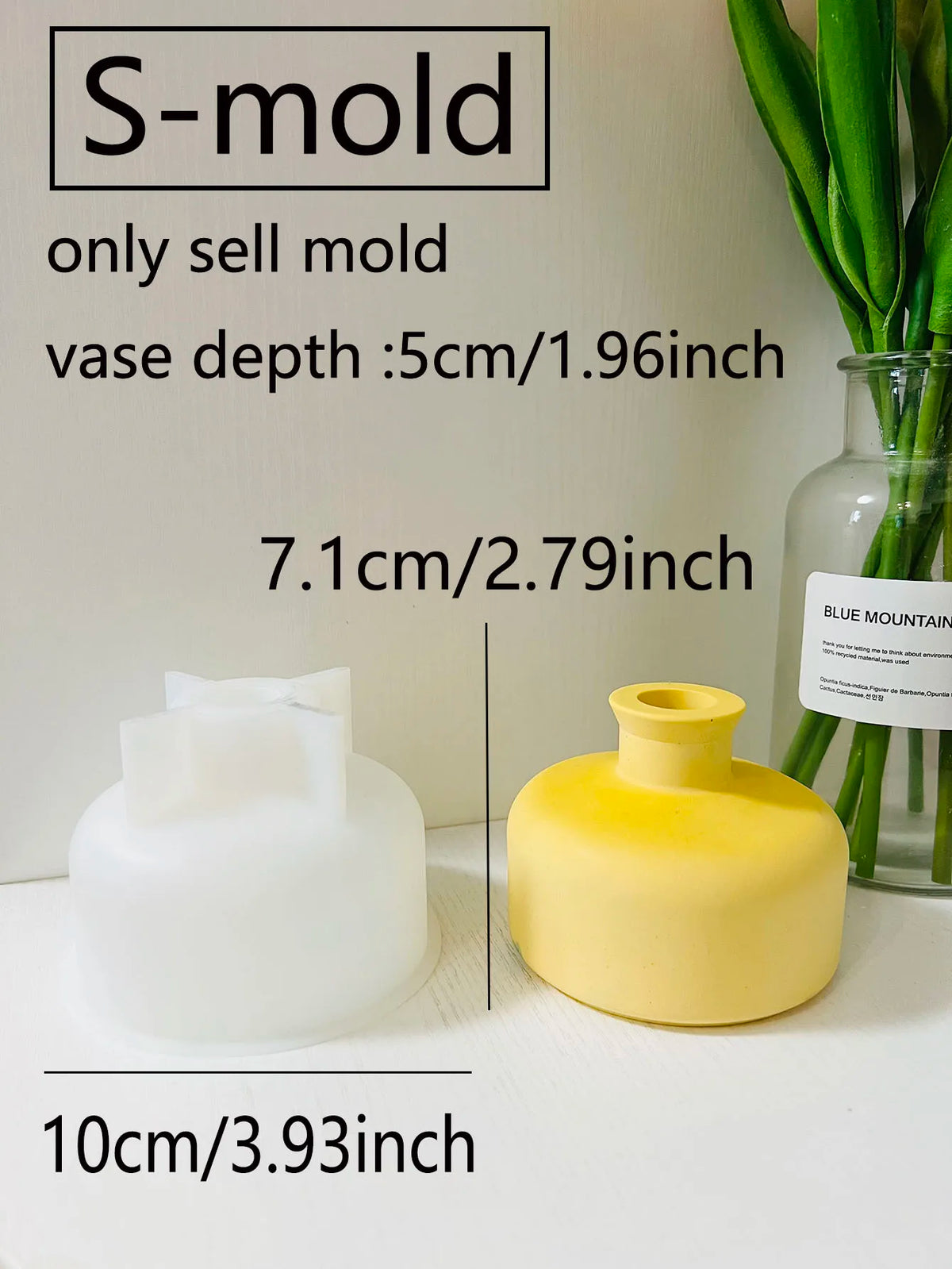 vases silicone rayés blanc gris jaune rose pâle moderne minimaliste
