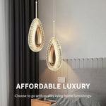 suspension lumineuse or moderne élégante motif géométrique salon chambre d'hôtel led haute qualité