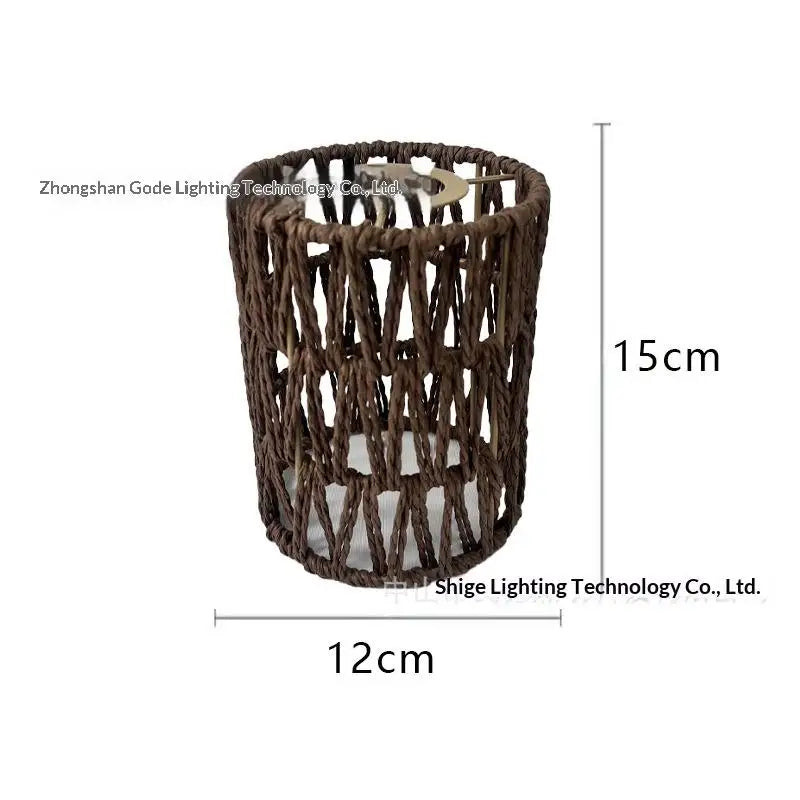 cache lampe tressé boho blanc beige rustique annuaire métalliqueintérieur abat jour moderne