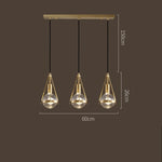 suspension lumineuse moderne or transparent 2000 82000 lumens chambre salon étude hall