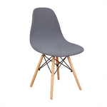 chaise scandinave velours beige moderne mariage banquet houssable réglable pieds bois structure métallique