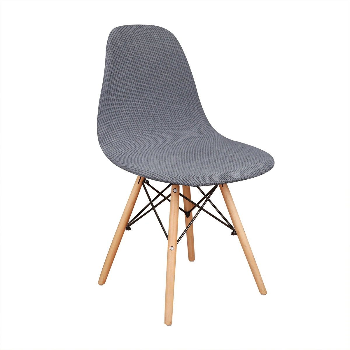 chaise scandinave velours beige moderne mariage banquet houssable réglable pieds bois structure métallique