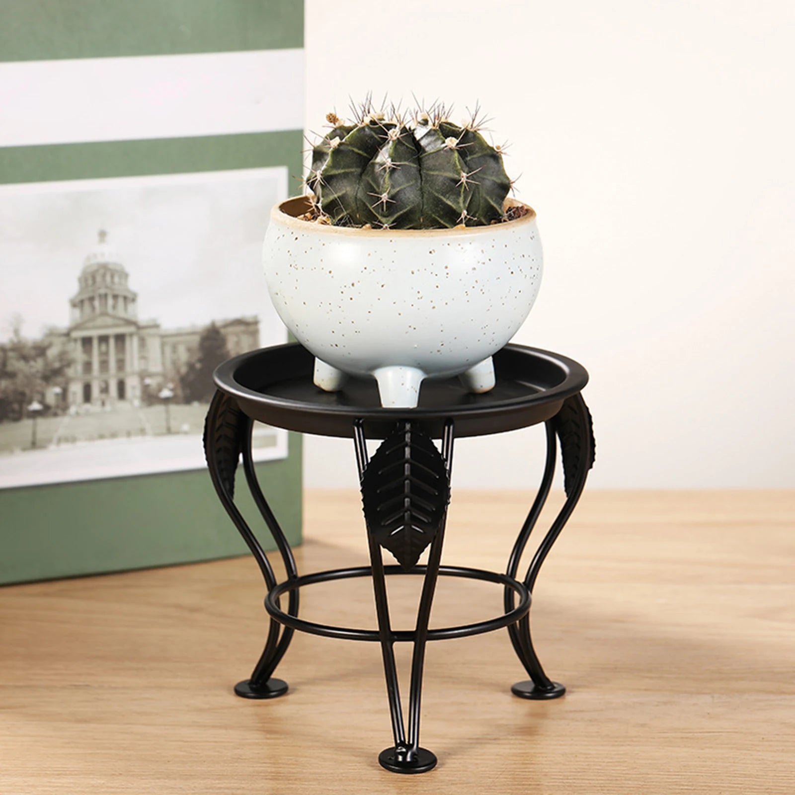 Support de plante en fer pour salon et jardin