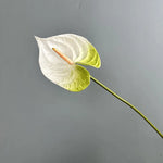 fleurs artificielles rouge vert blanc modernes intérieur décoration maison tringle fixée set pièces