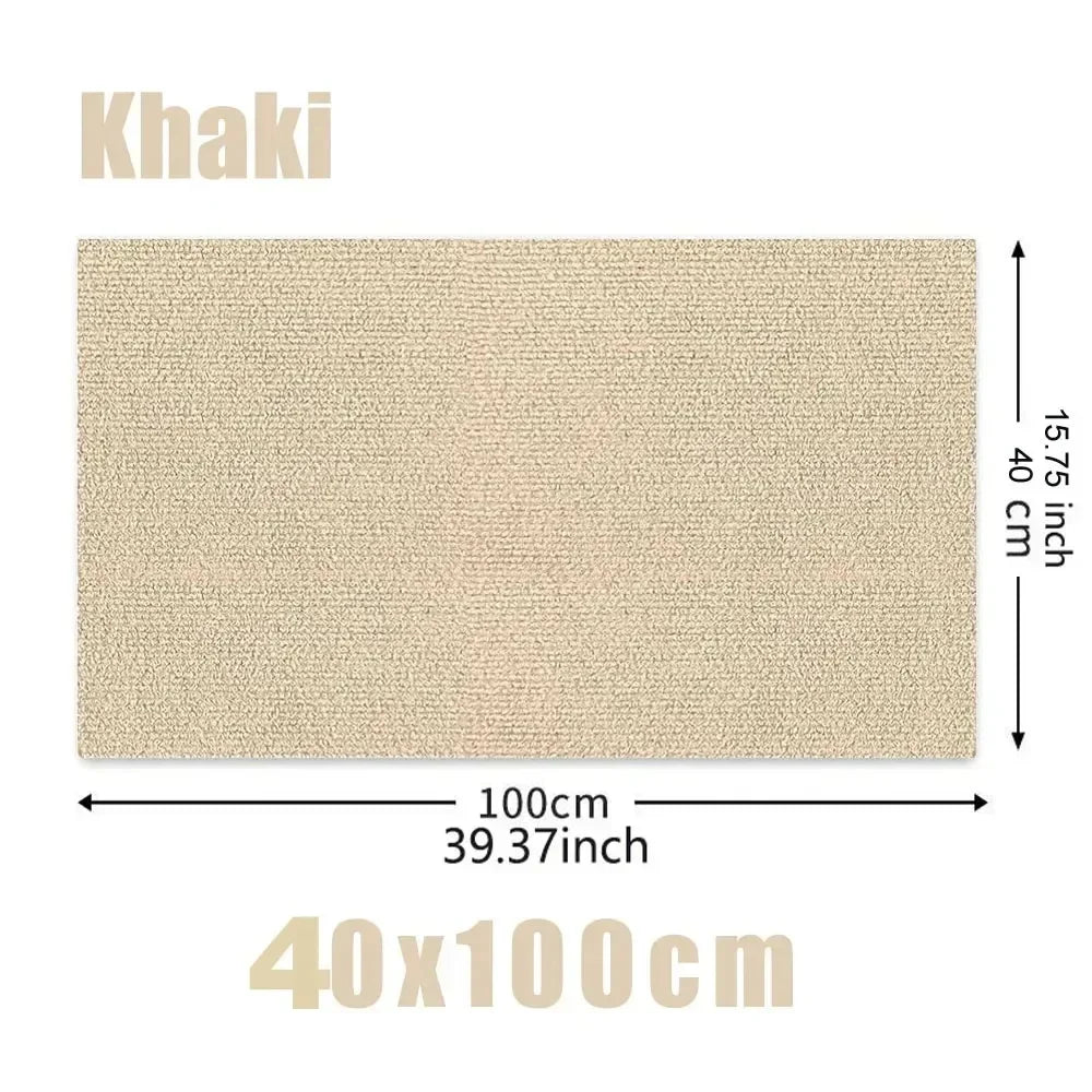 tapis grattage chats adhésif gris moderne protection canapé tapis rampant auto adhésif nylon