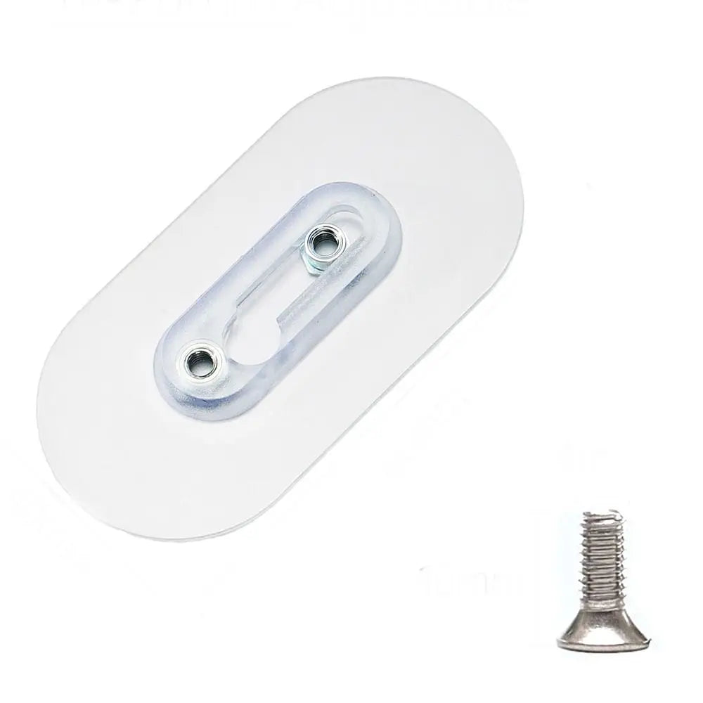 crochet adhésif transparent moderne double nut pvc utilisation multiple vis auto collant 12mm 6mm