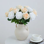 décoration intérieure bouquet roses artificielles modernes élégantes mariage anniversaire fêtes
