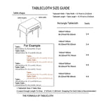 nappe table carreaux géométriques beige blanc noir tassellets classique rustique polyester imperméableextérieurintérieur
