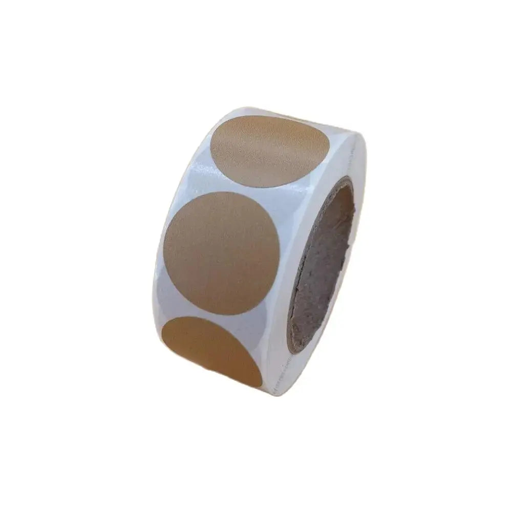 rubans adhésifs ronds dorés moderne stickers blanc beige autocollants variés pack