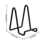 support table minimaliste noir réutilisable cuisine fer sans motif
