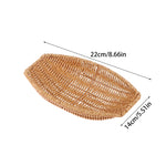 paniers rotin marron clair tissage fin traditionnels poignées intégrées utilisation multiple réutilisable