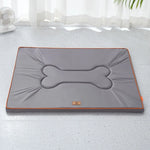 tapis imperméable chiens solide beige gris oxford moderne nettoyage xl
