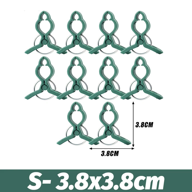 pinces végétaux vertes modernes plastique fixations support plantes 10pcs 20pcs 30pcs 50pcs