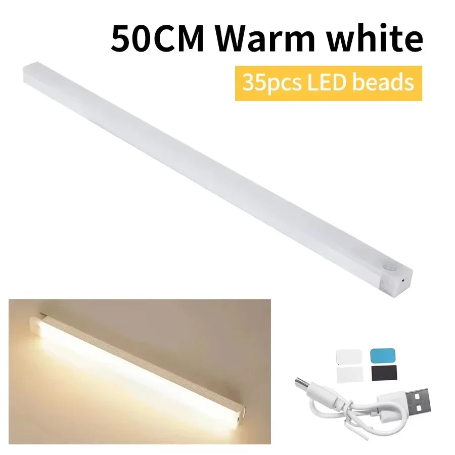 lampe led rechargeable aimantée détecteur mouvement 10cm 20cm 30cm 50cm moderne minimaliste