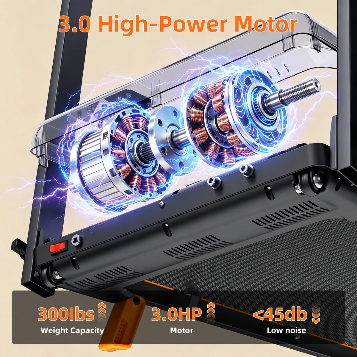 tapis course électrique pliable cardio 12 programmes écran led bluetooth cardiogramme multifacteur moderne domestique