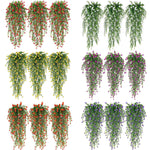 Guirlande suspendue artificielle fleurs vert rouge jaune violet blanc moderne 77cmintérieurDecoration