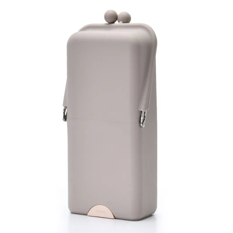 boîte maquillage réutilisable violet bleu clair rose gris moderne cordon lingette