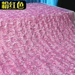 tapis mariage satin roses relief texturé violet rouge vert élégant antidérapant 50cm 130cm