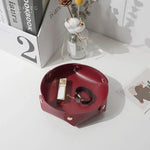 boîte rangement bijoux simili cuir marron moderne écouteurs sans fil montre bracelet