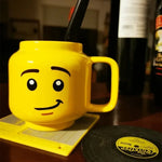 tasse dessin animé sourire jaune poignée creative cartoon cadeau enfant