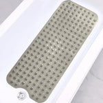tapis bain moderne bleu clair texture bulles drainage efficace antislip salle bain pvc respectueux