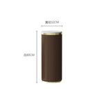 support décoratif moderne marbre doré bleu orange marron beige rayures verticales hauteur 60cm 80cm