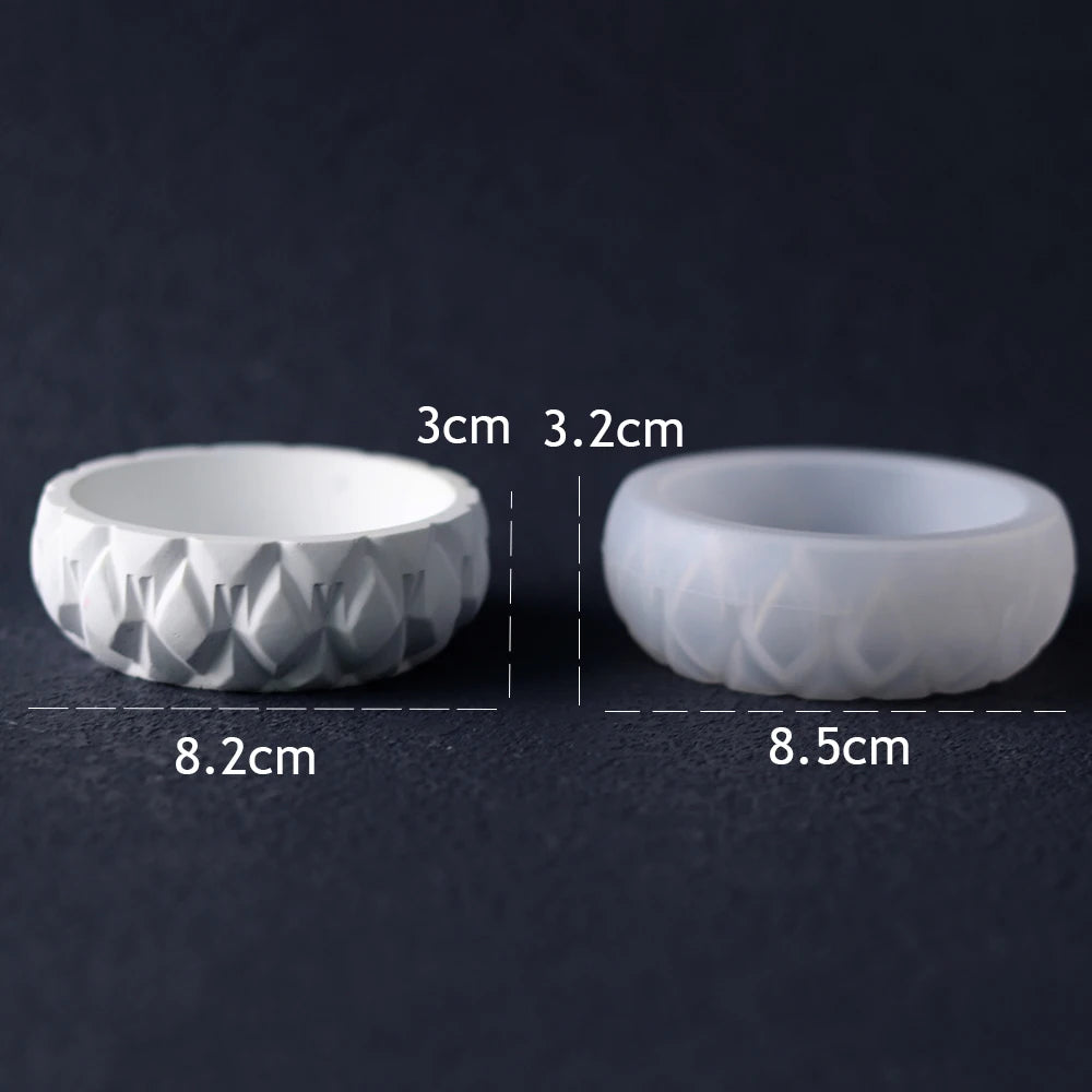 moules silicone savon géométriques modernes couleurs variées hexagones carrés minimalistes