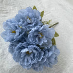bouquet fleurs artificielles pivoines roses vintage décoration mariage anniversaire intérieur