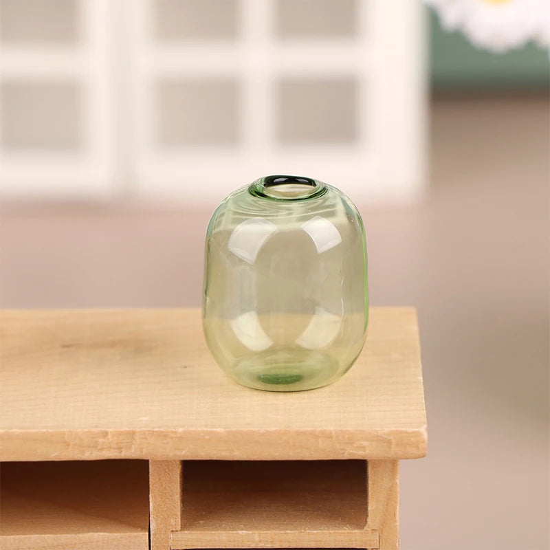 vases transparents modernes plastique noir bleu vert rose gris