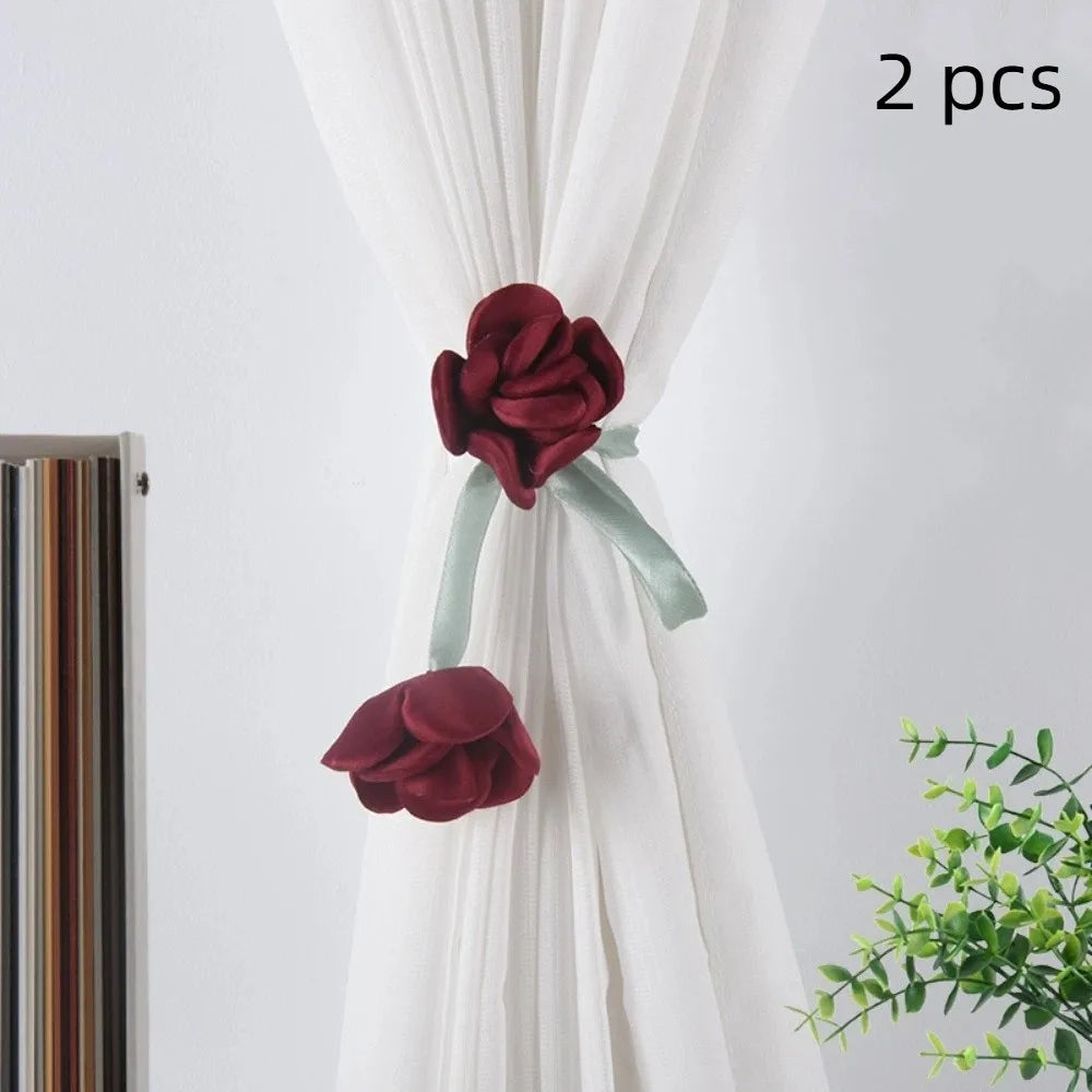 rubans fleurs tulipe couleur rose beige jaune vert clair décoratifs ajustables intérieurextérieur