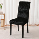 housses chaise velours moderne beige gris blanc élastiques amovibles extérieur fauteuil polyester spandex