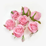 décoration intérieure bouquet roses artificielles classique vert feuilles anniversaire mariage chambre festive