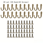 crochets muraux robustes acier inoxydable bronze noir blanc utilisation multiple moderne minimaliste vis fixations