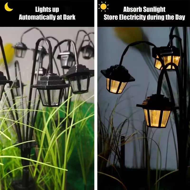 lampions solaires extérieurs noirs led modernes jardin facile certifiés ip65 abs
