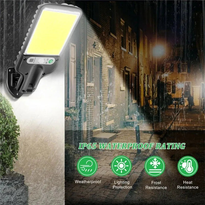 lampe solaire détecteur mouvement adhésive moderne noir jaune 84x225mm ip65 led