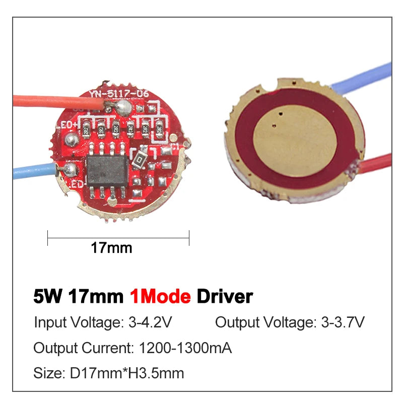 LED chip blanc haute puissance 3W 5W 16mm 20mm PCB moderne